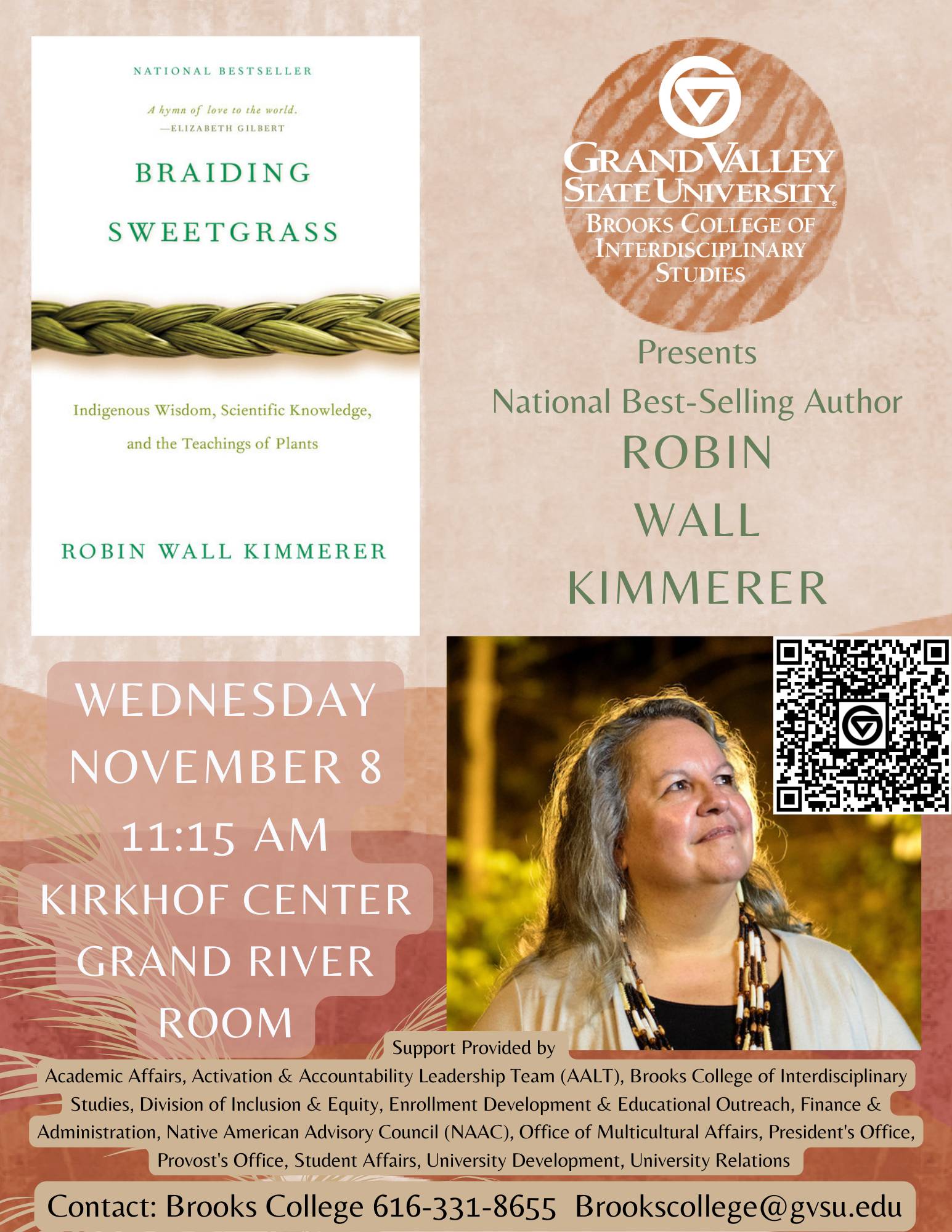 Robin Wall Kimmerer event flyer
